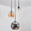 Koyoto Lampa wisząca, Kula świetlna, Lampa wisząca, Lampa wiszącego klastra W kolorze bursztynu, Przezroczysty, Przydymiony, 3-punktowe
