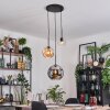 Koyoto Lampa wisząca, Kula świetlna, Lampa wisząca, Lampa wiszącego klastra W kolorze bursztynu, Przezroczysty, Przydymiony, 3-punktowe