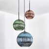 Koyoto Lampa wisząca, Kula świetlna, Lampa wisząca, Lampa wiszącego klastra Niebeieski, Zielony, W kolorze miedzi, 3-punktowe
