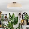 Foggia Lampa sufitowa Nikiel matowy, 3-punktowe