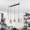Ripoll Lampa wisząca, Kula świetlna, Lampa wisząca W kolorze bursztynu, 3-punktowe