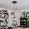 Ripoll Lampa wisząca, Kula świetlna, Lampa wisząca, Lampa wiszącego klastra W kolorze bursztynu, Przezroczysty, Przydymiony, 3-punktowe
