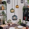 Koyoto Lampa wisząca, Kula świetlna, Lampa wisząca, Lampa wiszącego klastra 30 cm Niebeieski, Złoty, Zielony, 3-punktowe