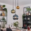 Koyoto Lampa wisząca, Kula świetlna, Lampa wisząca, Lampa wiszącego klastra 30 cm Niebeieski, Złoty, Zielony, 3-punktowe