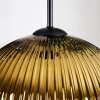 Koyoto lampa wisząca, kula świetlna, lampa wisząca niebeieski, złoty, zielony, miedziany, 4-punktowe