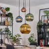Koyoto Lampa wisząca, Kula świetlna, Lampa wisząca Niebeieski, Złoty, Zielony, W kolorze miedzi, 4-punktowe