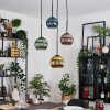 Koyoto Lampa wisząca, Kula świetlna, Lampa wisząca 35 cm Niebeieski, Złoty, Zielony, W kolorze miedzi, 4-punktowe