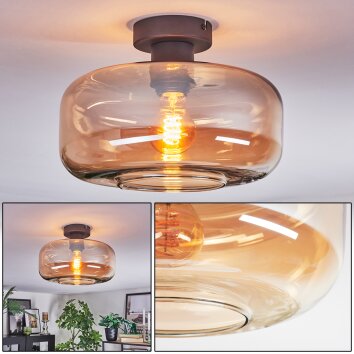 Boza lampa sufitowa bursztynowy, 1-punktowy