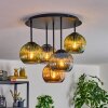 Koyoto Lampa sufitowa, Kula świetlna 45 cm Niebeieski, Zielony, W kolorze miedzi, 5-punktowe