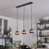 Koyoto Lampa wisząca, Kula świetlna, Lampa wisząca Niebeieski, Zielony, W kolorze miedzi, 3-punktowe