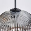 Ripoll Lampa wisząca, Kula świetlna, Lampa wiszącego klastra W kolorze bursztynu, Przezroczysty, Przydymiony, 3-punktowe