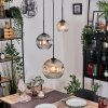 Ripoll Lampa wisząca, Kula świetlna, Lampa wiszącego klastra W kolorze bursztynu, Przezroczysty, Przydymiony, 3-punktowe