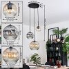 Ripoll Lampa wisząca, Kula świetlna, Lampa wiszącego klastra W kolorze bursztynu, Przezroczysty, Przydymiony, 3-punktowe
