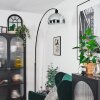 Baloca lampa stojąca, lampa podłogowa łukowa czarny, 1-punktowy