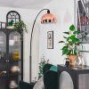 Baloca lampa stojąca, lampa podłogowa łukowa czarny, 1-punktowy