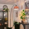 Baloca lampa stojąca, lampa podłogowa łukowa czarny, 1-punktowy