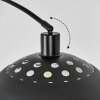 Baloca lampa stojąca, lampa podłogowa łukowa czarny, 1-punktowy