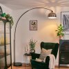 Baloca lampa stojąca, lampa podłogowa łukowa czarny, 1-punktowy