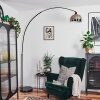 Baloca lampa stojąca, lampa podłogowa łukowa czarny, 1-punktowy