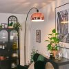 Baloca lampa stojąca, lampa podłogowa łukowa czarny, 1-punktowy