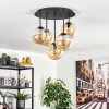 Gastor Lampa sufitowa, Kula świetlna 45 cm W kolorze bursztynu, 5-punktowe