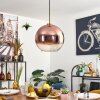 Koyoto Lampa wisząca, Kula świetlna, Lampa wisząca Złoty, Czarny, 1-punktowy