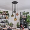 Ripoll Lampa wisząca, Kula świetlna, Lampa wiszącego klastra Niebeieski, Złoty, Zielony, W kolorze miedzi, 4-punktowe