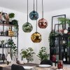 Ripoll lampa wisząca, kula świetlna, lampa wisząca, lampa wisząca kaskadowa, 4-punktowe