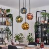 Ripoll lampa wisząca, kula świetlna, lampa wisząca, lampa wisząca kaskadowa, 4-punktowe