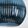Koyoto lampa wisząca, kula świetlna, lampa wisząca kaskadowa 35 cm bursztynowy, złoty, miedziany, przydymiony, 4-punktowe