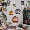 Koyoto Lampa wisząca, Kula świetlna, Lampa wiszącego klastra 35 cm W kolorze bursztynu, Złoty, W kolorze miedzi, Przydymiony, 4-punktowe