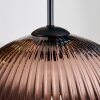 Koyoto Lampa wisząca, Kula świetlna, Lampa wiszącego klastra 35 cm W kolorze bursztynu, Złoty, W kolorze miedzi, Przydymiony, 4-punktowe