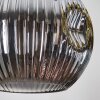 Ripoll Lampa wisząca, Kula świetlna, Lampa wiszącego klastra W kolorze bursztynu, Złoty, W kolorze miedzi, Przydymiony, 4-punktowe