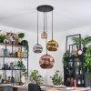 Ripoll Lampa wisząca, Kula świetlna, Lampa wiszącego klastra W kolorze bursztynu, Złoty, W kolorze miedzi, Przydymiony, 4-punktowe