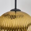 Ripoll Lampa wisząca, Kula świetlna, Lampa wiszącego klastra W kolorze bursztynu, Złoty, W kolorze miedzi, Przydymiony, 4-punktowe