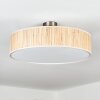 Foggia Lampa sufitowa Nikiel matowy, 3-punktowe