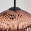 Ripoll lampa wisząca, kula świetlna, lampa wisząca kaskadowa bursztynowy, złoty, przezroczysty, miedziany, przydymiony, 4-punktowe