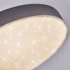 Elmar Lampa sufitowa LED Czarny, 1-punktowy