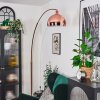 Baloca Lampa stojąca Miedź, Czarny, 1-punktowy