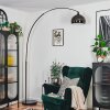 Baloca Lampa stojąca, Lampy łukowe Chrom, Czarny, 1-punktowy