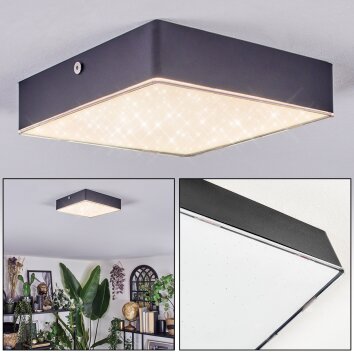 Esmar Lampa sufitowa LED Czarny, 1-punktowy