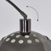 Baloca Lampa stojąca Chrom, Czarny, 1-punktowy