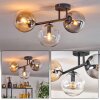 Gastor Lampa sufitowa, Kula świetlna W kolorze bursztynu, Przezroczysty, Przydymiony, 3-punktowe