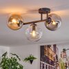 Gastor Lampa sufitowa, Kula świetlna W kolorze bursztynu, Przezroczysty, Przydymiony, 3-punktowe
