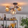 Gastor lampa sufitowa, kula świetlna bursztynowy, przezroczysty, 3-punktowe