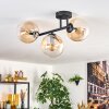 Gastor lampa sufitowa, kula świetlna bursztynowy, przezroczysty, 3-punktowe