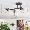 Gastor Lampa sufitowa, Kula świetlna Przezroczysty, 3-punktowe