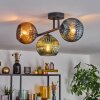 Koyoto Lampa sufitowa, Kula świetlna Niebeieski, Zielony, W kolorze miedzi, 3-punktowe