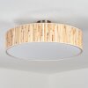 Foggia Lampa sufitowa Nikiel matowy, 3-punktowe