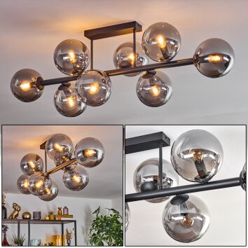 Gastor Lampa sufitowa, Kula świetlna Przydymiony, 8-punktowe Gastor Lampa sufitowa, Kula świetlna Przydymiony, 8-punktowe